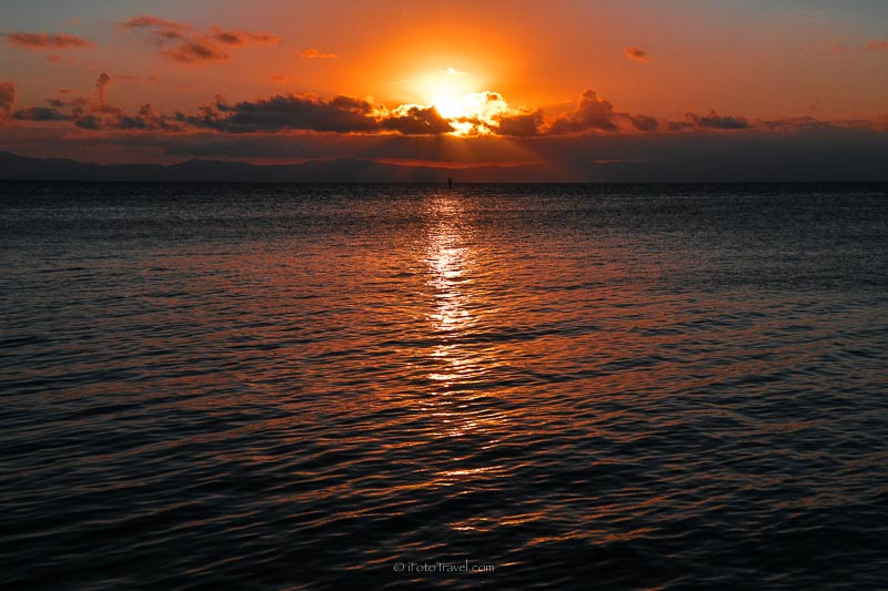 Green Island sunset