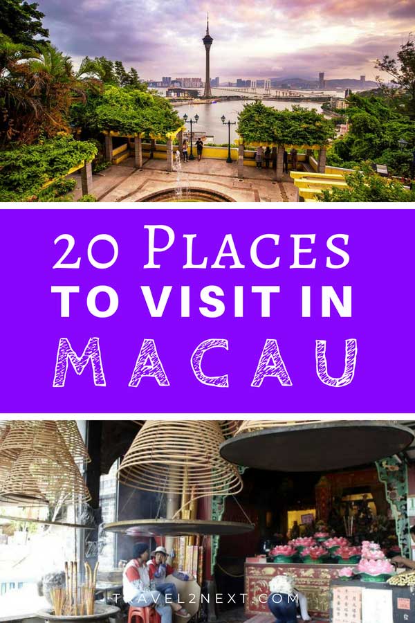 20 places to visit in Macao