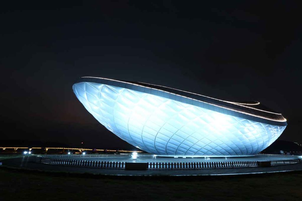 The ARC Cultural Center is a contemporary monument