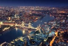 london at night