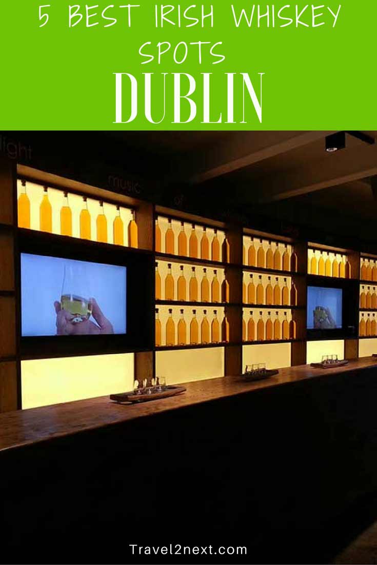 5 Best Irish Whiskey spots in Dublin