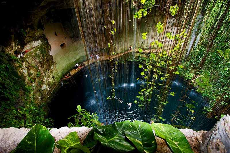 5 day trips to cancun Cenote ill kill plants and water