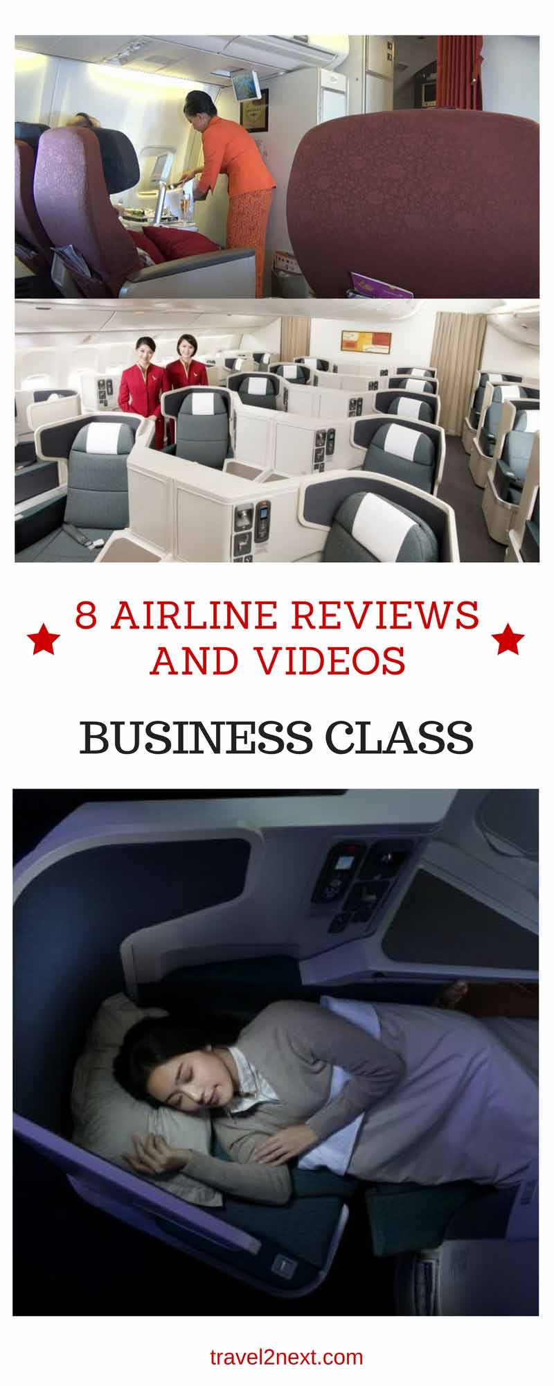 8 airline reviews and videos