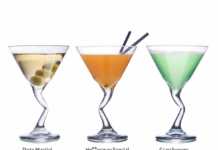 20 American Drinks and Cocktails That Tell the Story of the USA American cocktails martini dirty martini, hemingway special and grasshopper