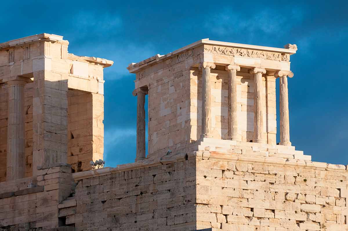 Athens landmark Temple of Athena Nike
