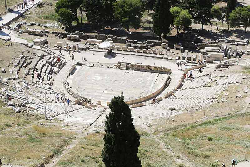 Athens landmarks Theatre of Dionysus