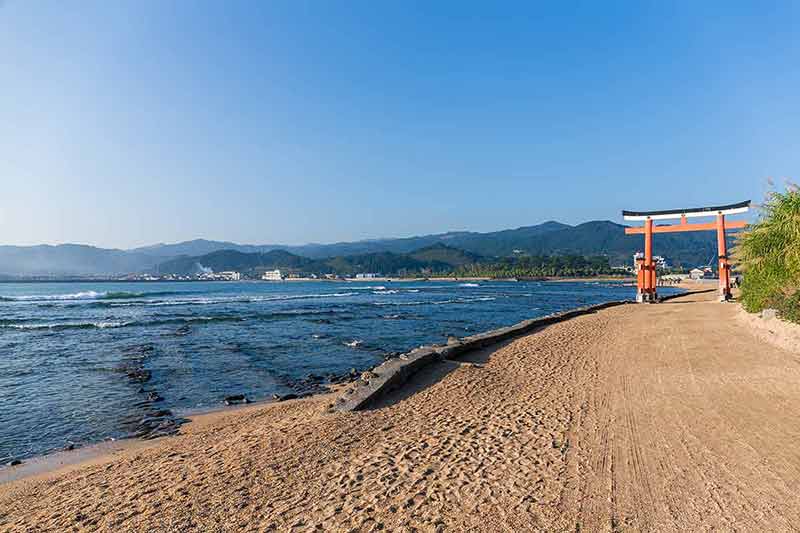Beaches in Japan Aoshima Shrine
