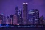 Beautiful Chicago at night