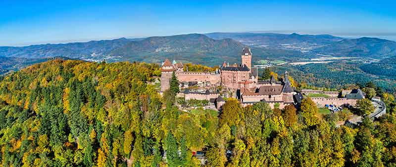 Best Castles in France (Chateau Haut Koenigsbourg)