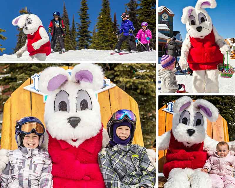 Big White Ski Resort Easter Bunny