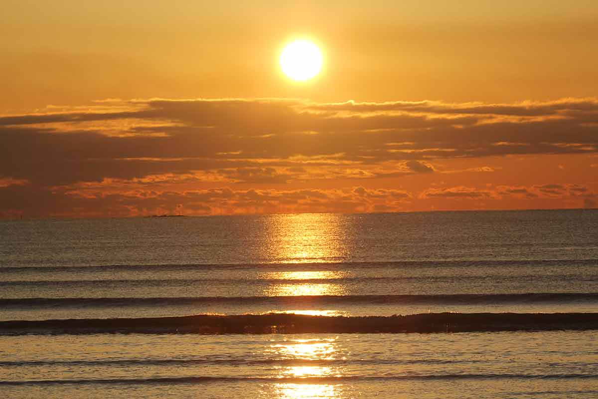 Boston Massachusetts beaches Sunrise at Lynn Beach