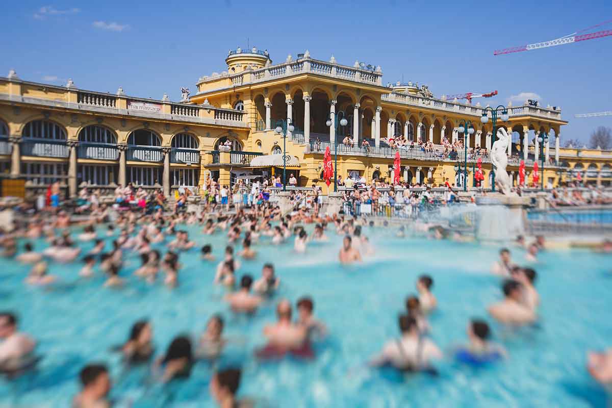 Budapest baths Szechenyi