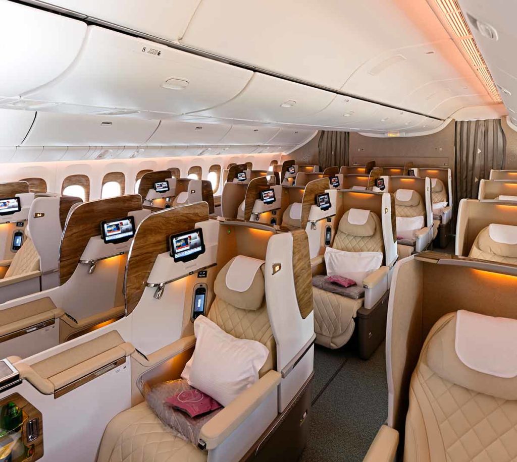 Business Class Cabin Boeing 777 300ER