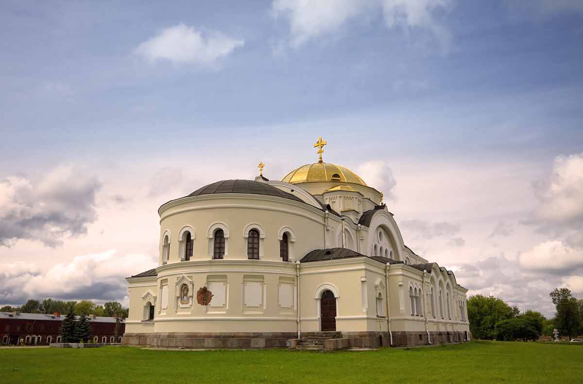 Castle in Belarus St. Nicholas Church in Brest Fortress