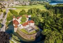 15 Stunning Castles In Switzerland With Seriously Incredible Views Castles Switzerland (Hallwyl) from the air