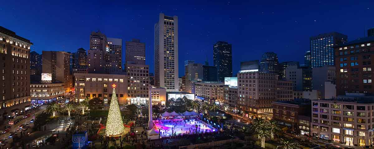 Christmas in California Union Square