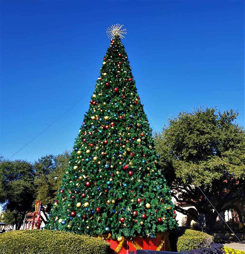 Christmas towns in texas christmas tree in the Fort Worth