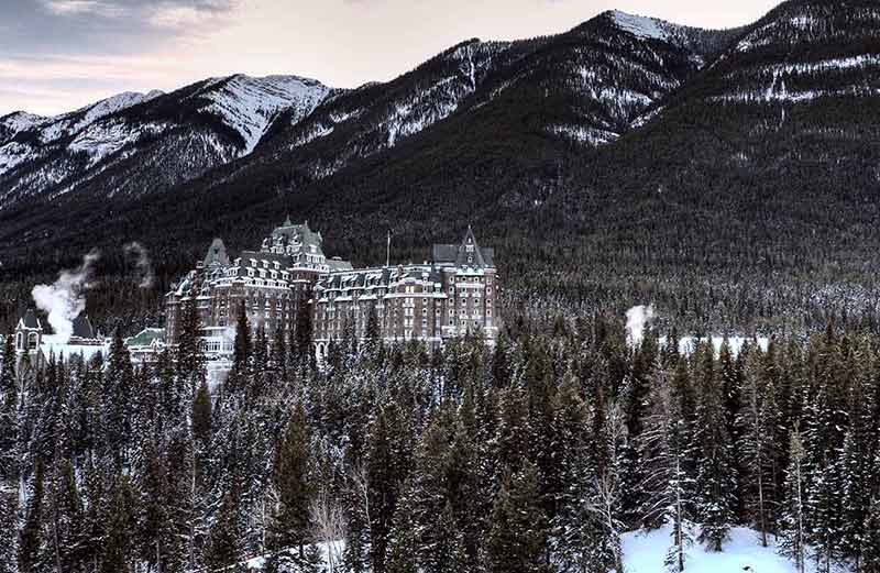Christmas with a view Banff Springs Hotel