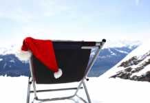 Christmas with a view Santa vacation