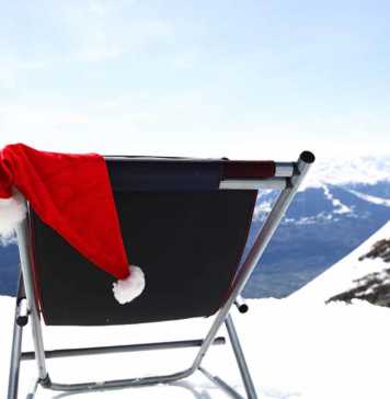 Christmas with a view Santa vacation