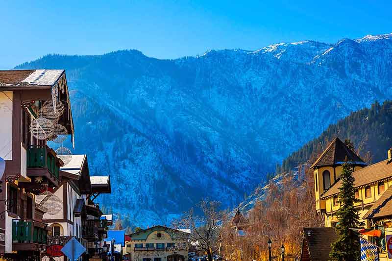 Christmas with a view location Leavenworth