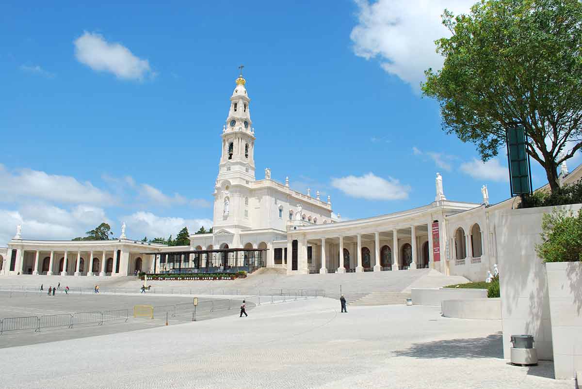 View Of The Sanctuary Of Fatima, In Portugal