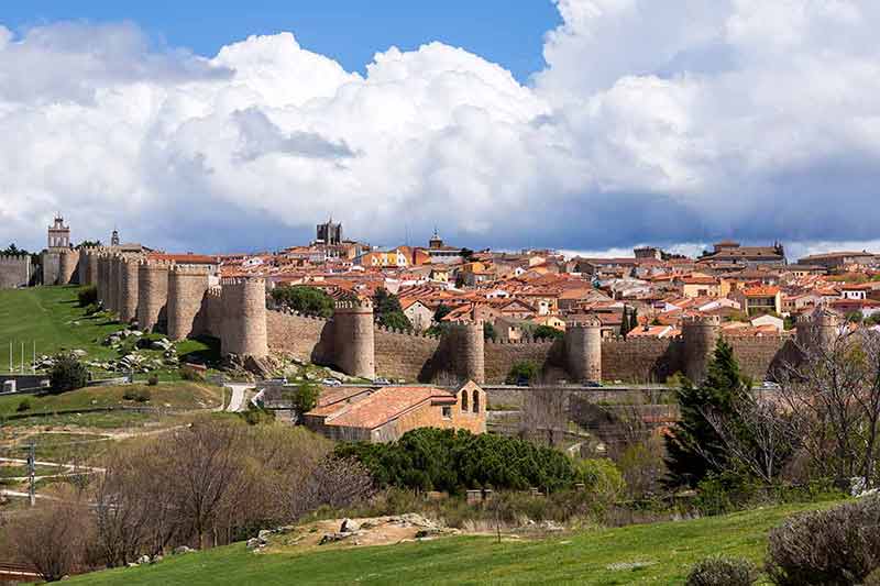 Day trips from Madrid to historic city of avila with its medieval walls