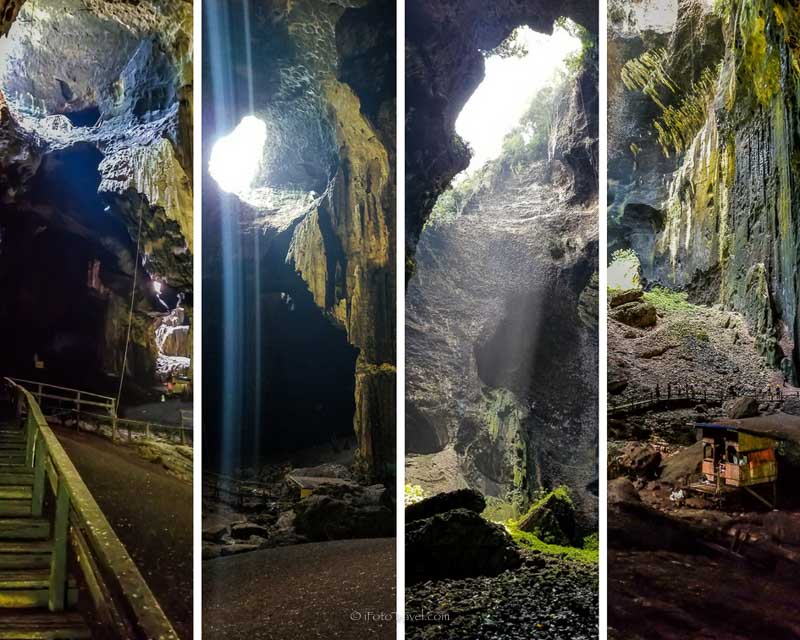 Deep in the centre and back of the Gomantong Caves Sandakan Borneo