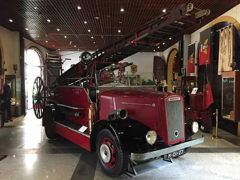 Things to do in Macau - Dennis Fire engines at the Fire Service Museum