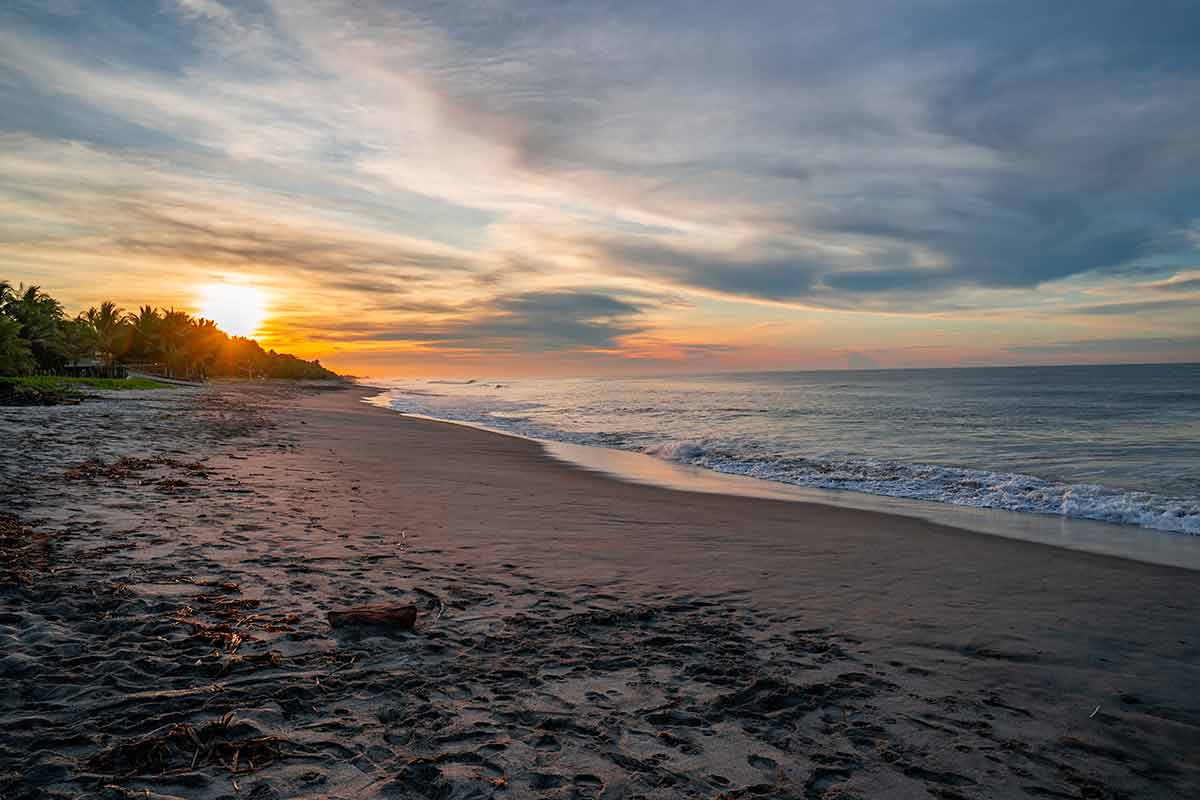 El Salvador Beaches San Diego sunset