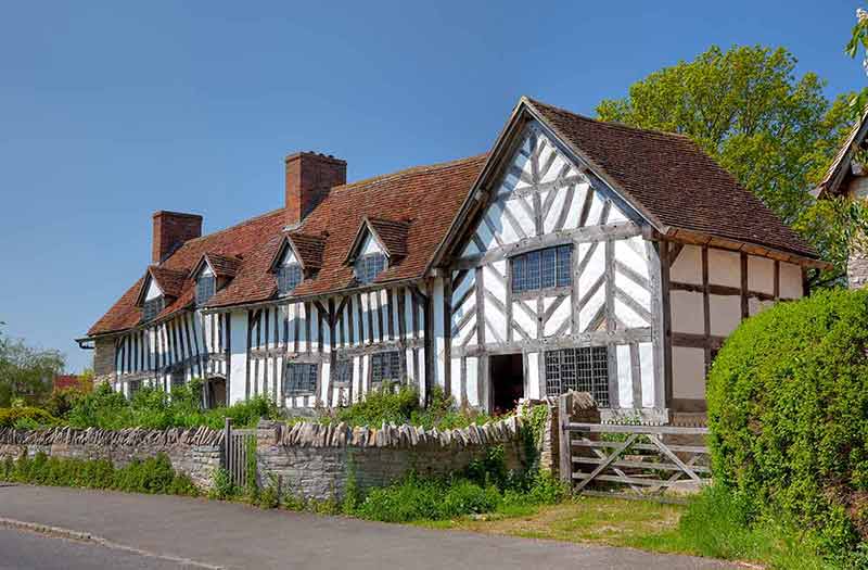 England famous landmarks Mary Arden's house