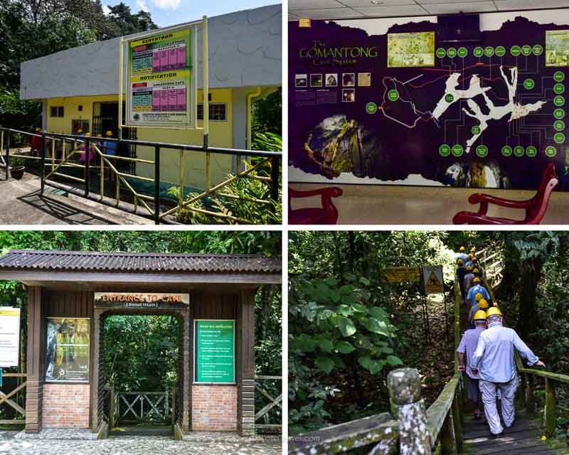 Entrance and Exhibit Hall of the Gomantong Caves Sandakan Borneo