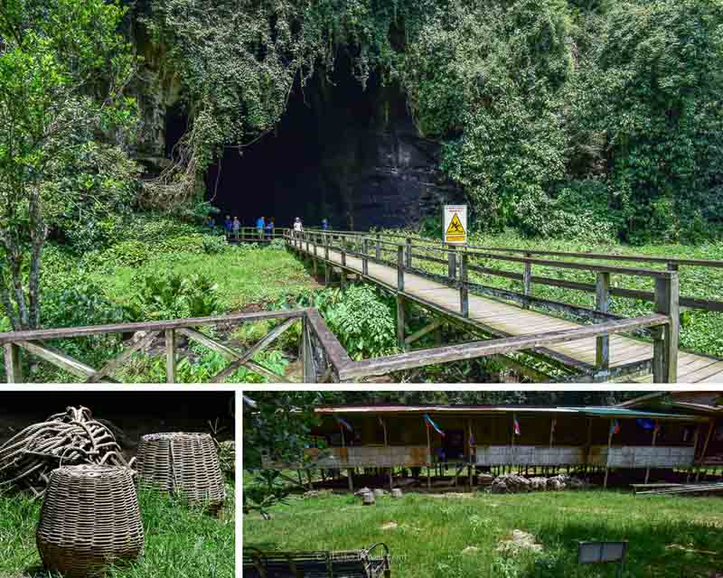 Entrance to Gomantong Caves Sandakan Borneo