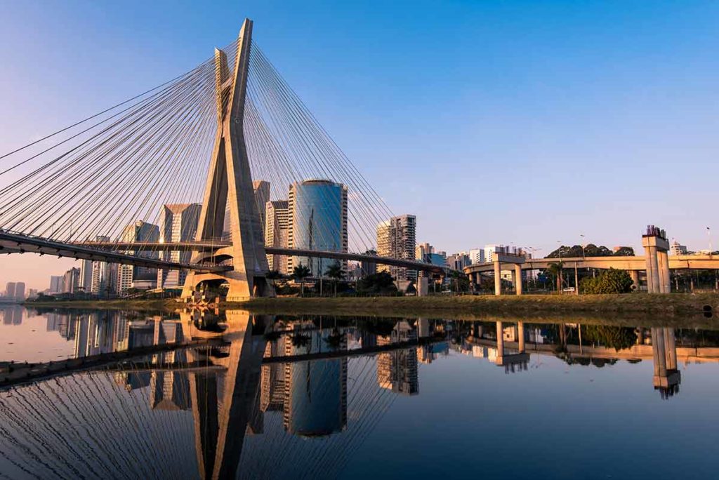 Famous Landmarks in Brazil Octavio Frias de Oliveira Bridge