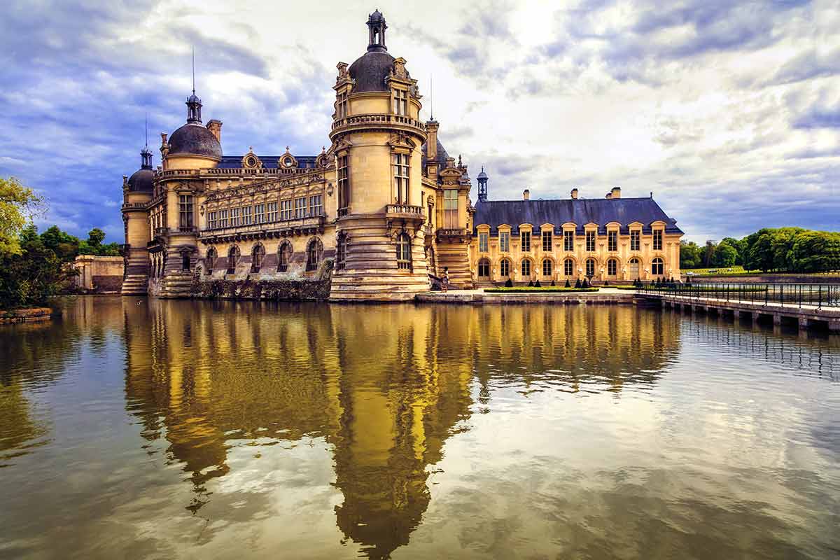 Haunted castles in France (chateau chantilly)