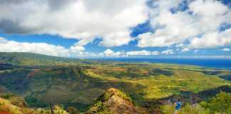 Hawaiian landmark waimea canyon