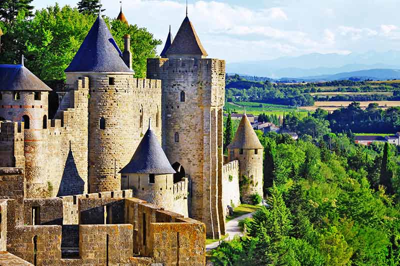 Historic France Castles (carcassonne)