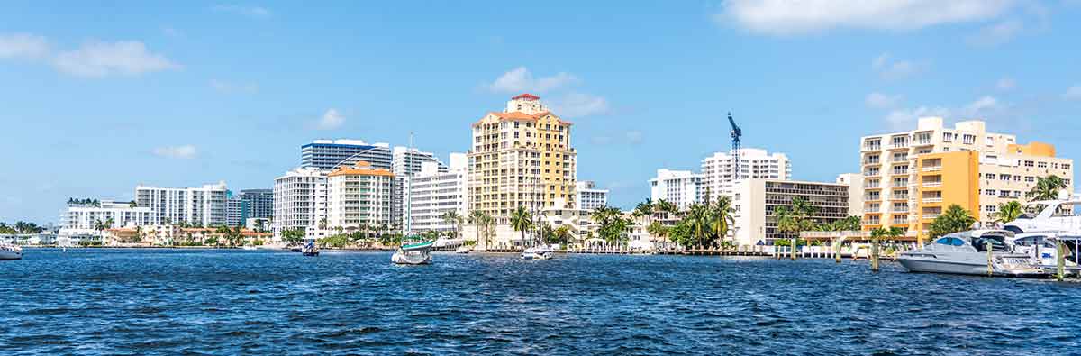 Panorama of skyline of Fort Lauderdale