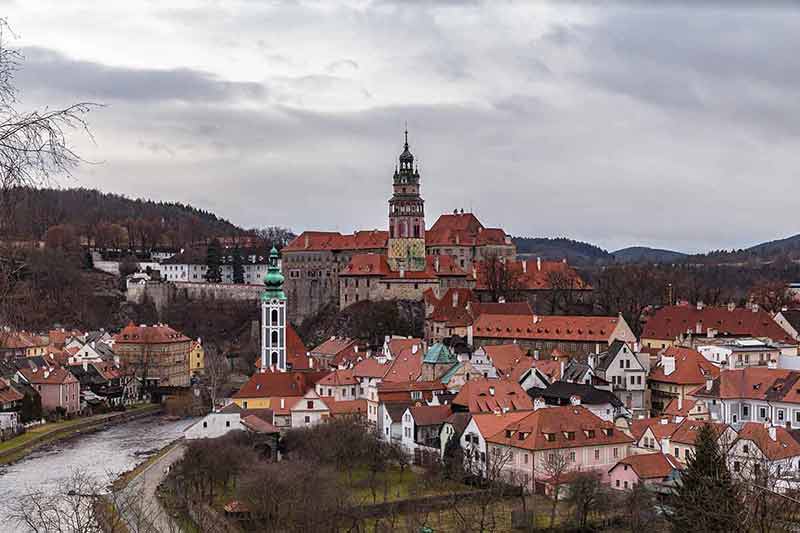 How many castles are in Czech Republic Český Krumlov
