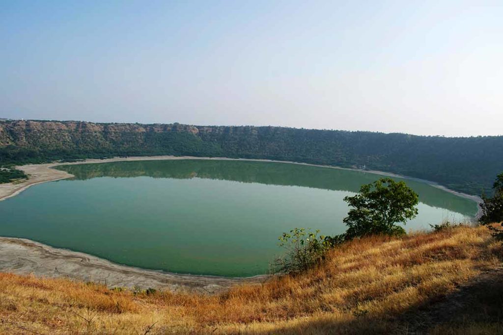Indian landmark lonar crater lake