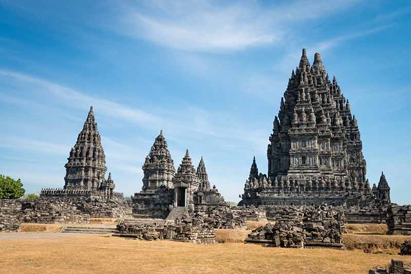Prambanan is one of the famous temple landmarks in Indonesia