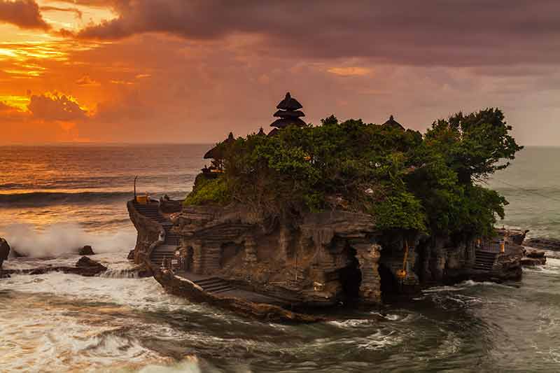 Tanah lot monument in Bali