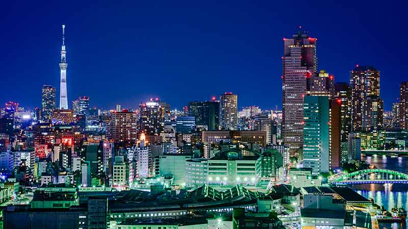 Japan landmarks tokyo skytree