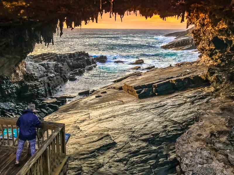 Things to do Kangaroo Island Admirals Arch At Sunset