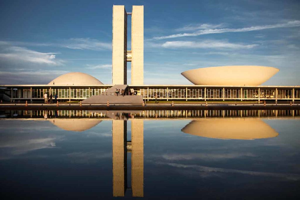 Landmarks in Brazil- Brazilian congress building