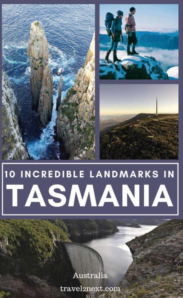 Landmarks in Tasmania
