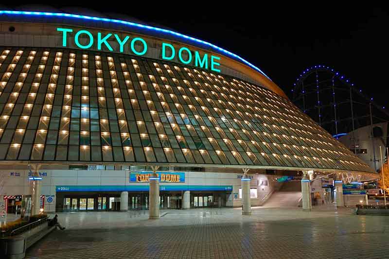 Landmarks in Tokyo dome