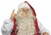 santa in lapland