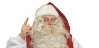 santa in lapland