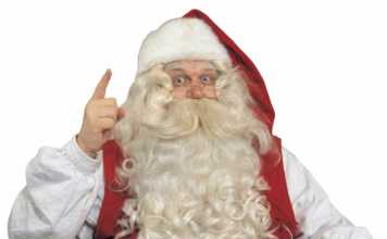 santa in lapland